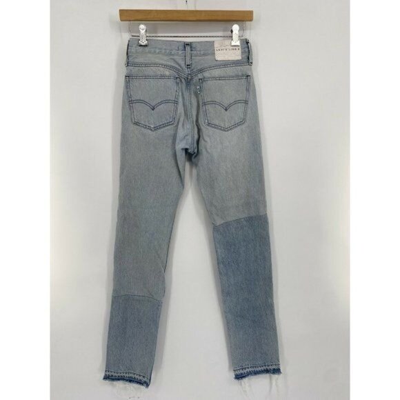 LEVI'S JEANS LINE 8 SKINNY STRETCH BLUE DENIM MEN' - Picture 7 of 8